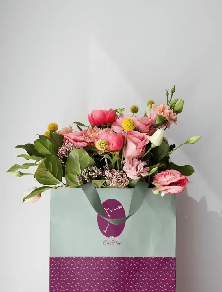 Mockup En Fleur - Fleuriste - identité visuelle