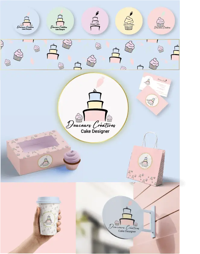 identité visuelle cake design
