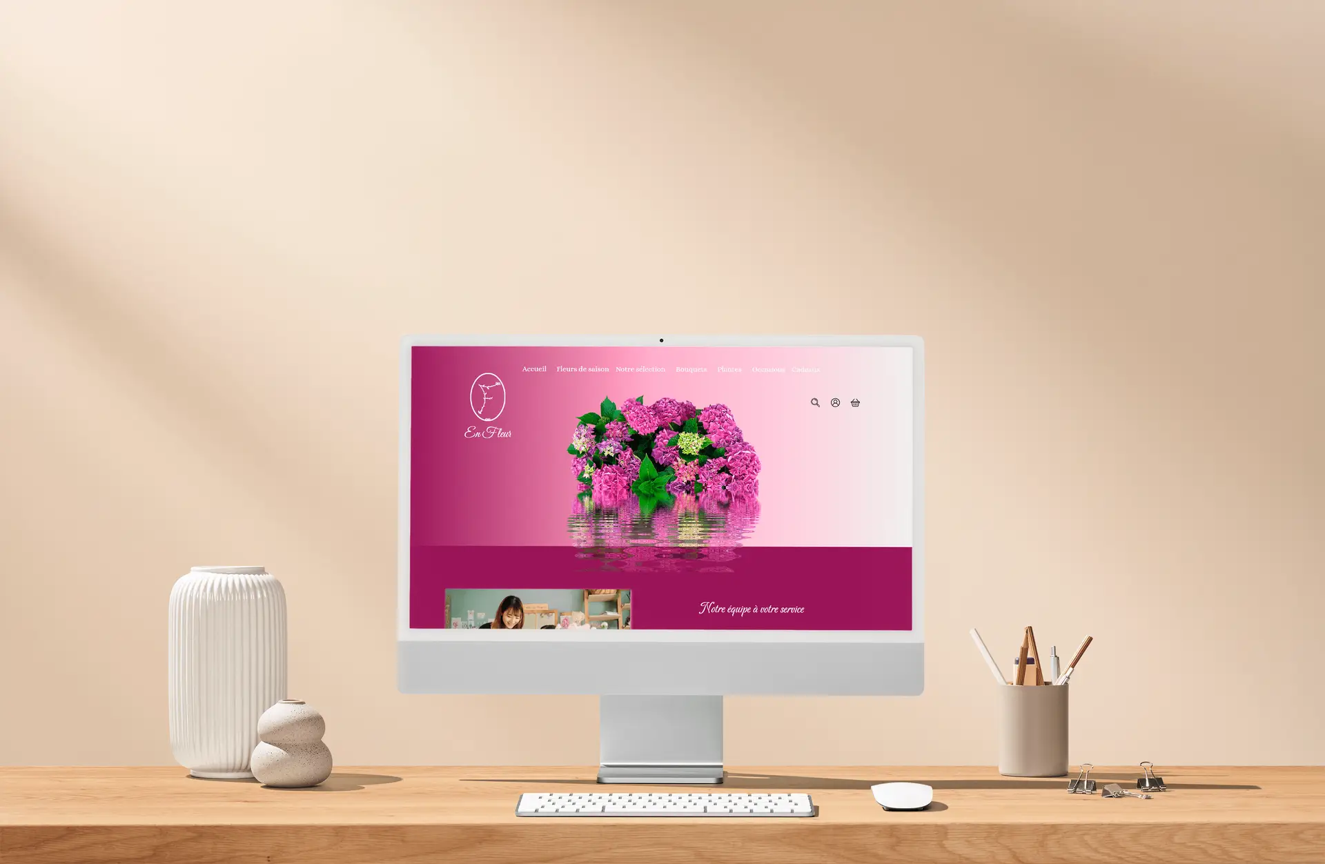 site internet en fleur - fleuriste