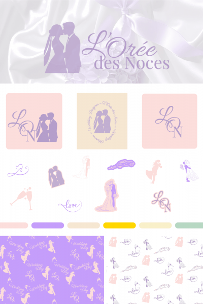 L'Orée des noces - Identité visuelle préconçue
