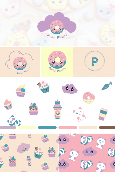 Petits plaisirs - Identité visuelle préconçue